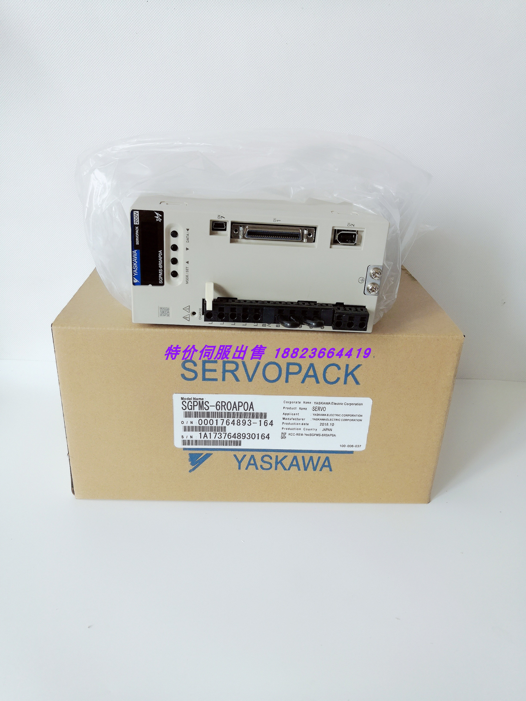 SGPMS-6R0A30A      SGPMS-6R0A10A 安川伺服驱动器SGPMS-6R0AP0A