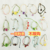 夏季 新款 日韩小清新陶瓷干花手链气质简约送闺蜜手饰甜美手串女