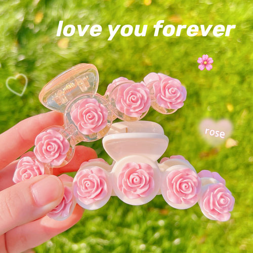 202韩国夏季高马尾抓夹温柔