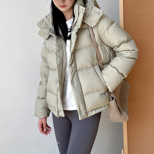 lulu露露同款羽绒外套羽绒服女款高品质大码2025新款冬季短款HD