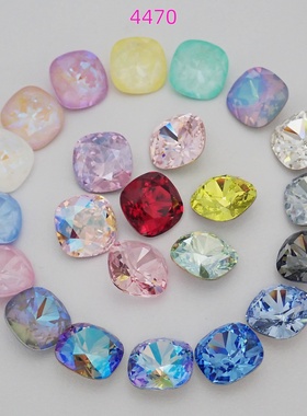 奥地利施华洛4470肥方10MM美甲钻手机贴钻爆款DIY手工散钻材料包