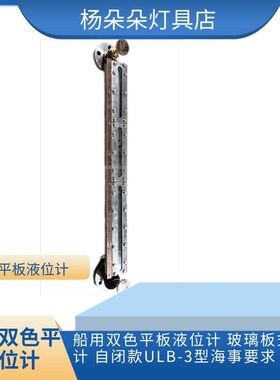 船用双色平板液位计玻璃板液位计