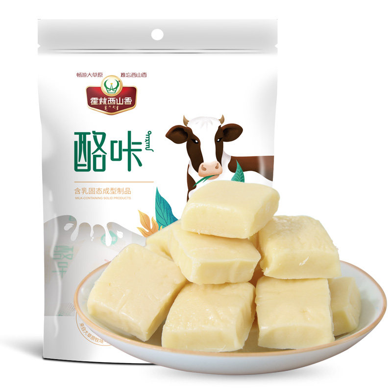 霍林西山香内蒙古特产200g酪咔独立装儿童干吃奶酪草原奶制品零食