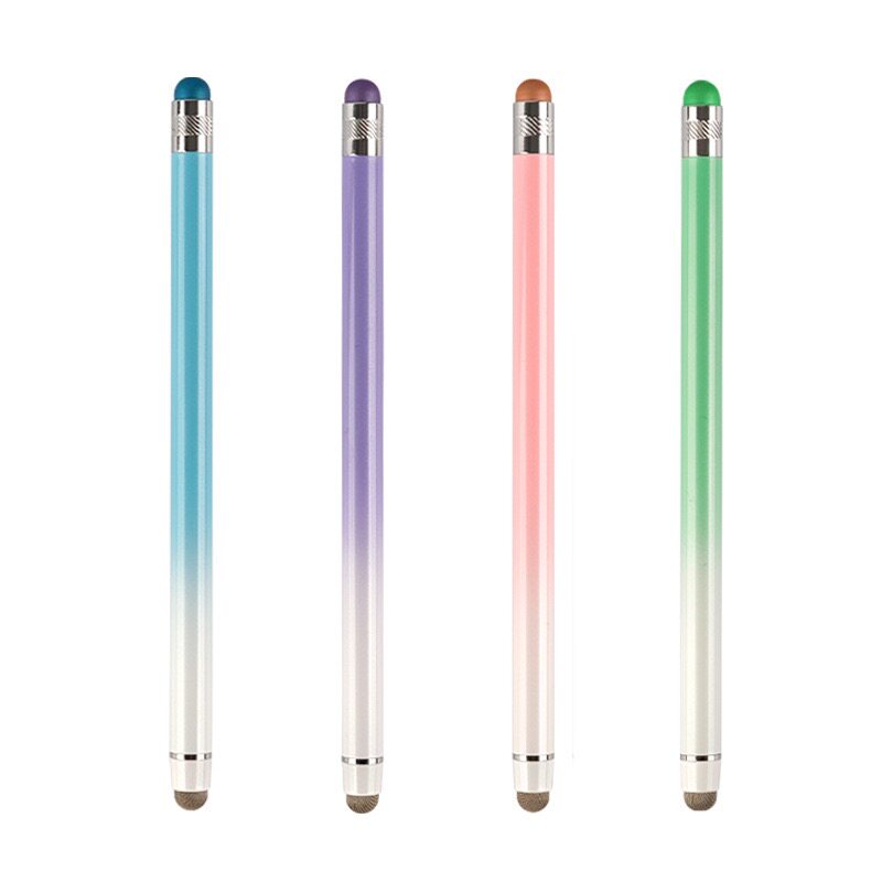 金属剪辑笔手写电容笔硅胶头绘画触控笔通用点触笔