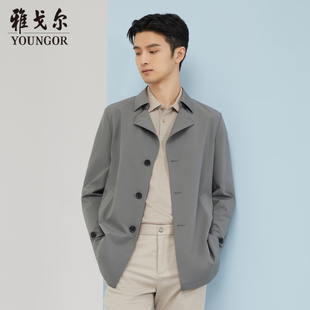 夹克外套S1850 官方店商务休闲商场同款 雅戈尔男士 单夹克春秋新款