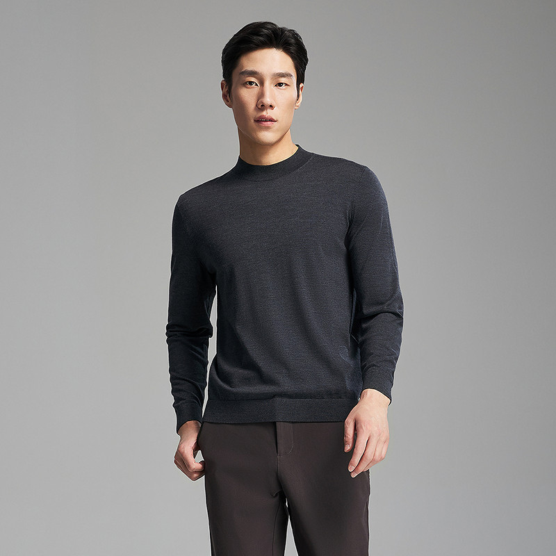 【汤曼妮粉丝专享】【全羊毛】雅戈尔秋冬季男士半高领毛衫纯色,男装,针织衫/毛衣,淘宝优惠券,粉丝福利购,淘宝优惠卷