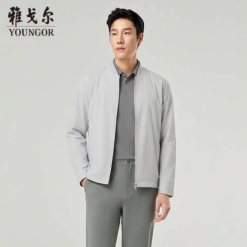 雅戈尔春季商务休闲茄克