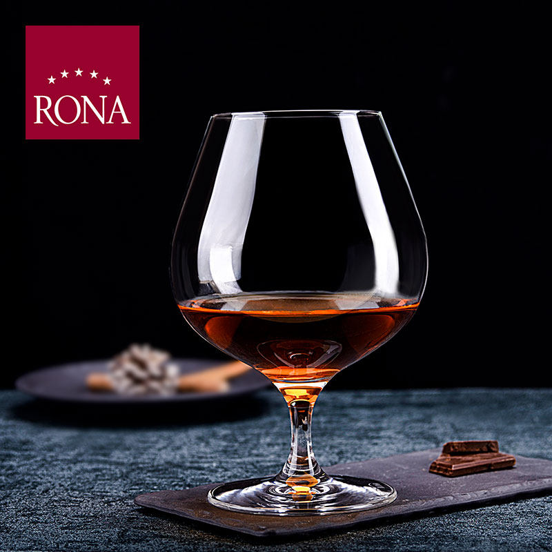 rona洛娜city茜蒂进口白兰地杯水晶玻璃威士忌矮脚洋酒烈酒杯