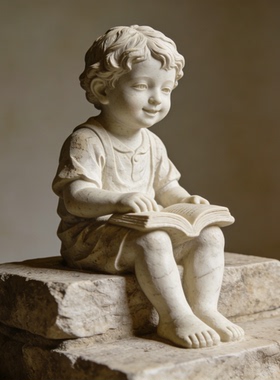 汉白玉校园石雕雕塑定制