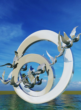 精雕宴不锈钢商业街原创