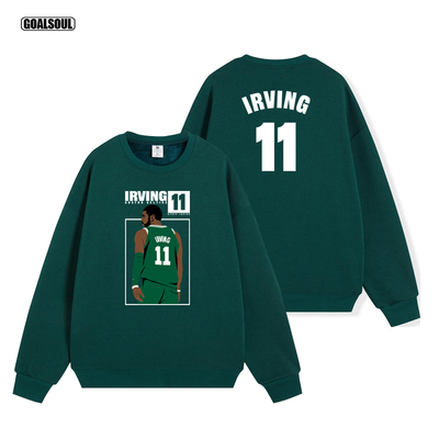 凯里欧文加绒套头卫衣