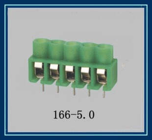 kf/zb/wj/mg/166 -5.0螺钉式PCB接线端子2/3位可拼接
