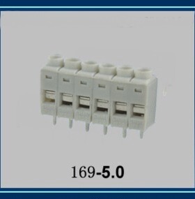 欧式接线端子169-167-168R螺钉式PCB接线端子5.0间距