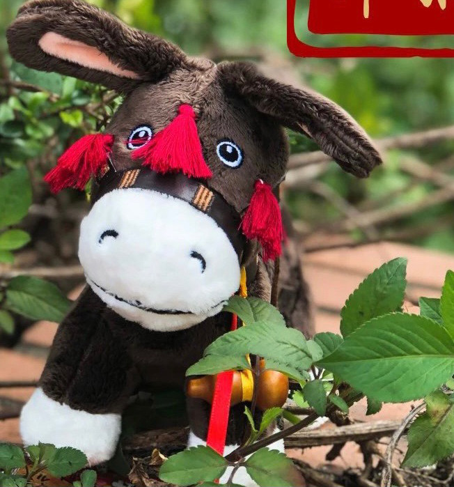 毛绒玩具陈情周边小苹果驴