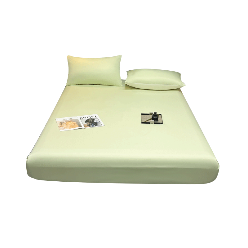 2024新款冰丝凉席床笠单件夏季床罩席梦思床垫保护套宿舍防滑床单