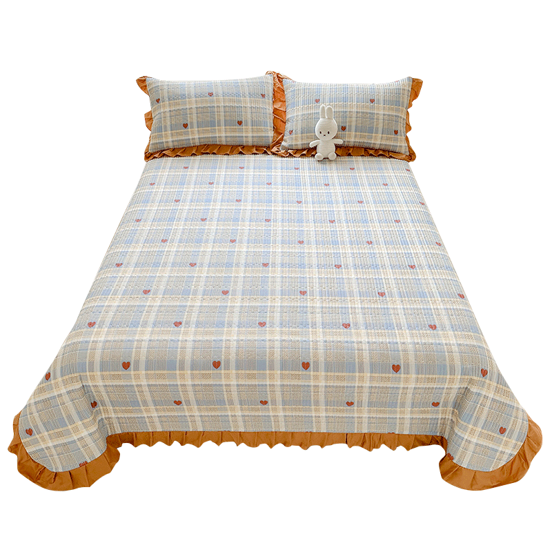 A类纯棉床盖单件夏季2025新款四季通用全棉榻榻米炕盖床单三件套3