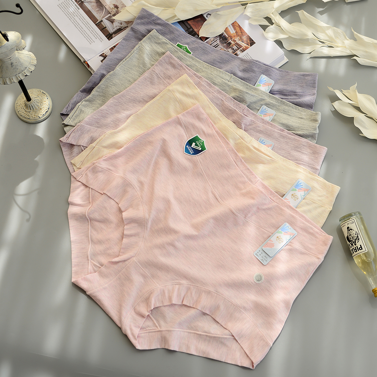 新品黛丝少女内裤 高腰包臀大码莫代尔抗菌柔软中年女士小三角裤