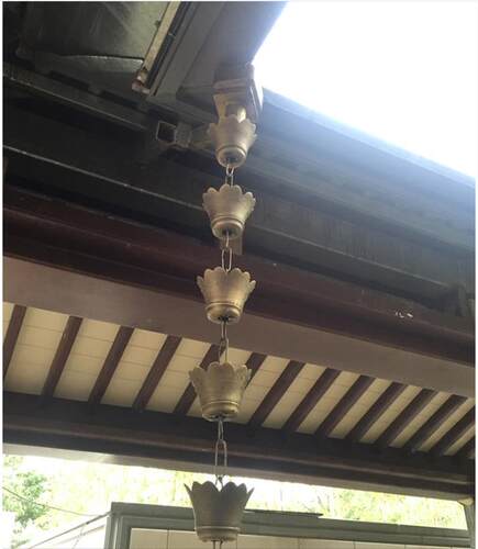 纯铜雨铃庭院下水莲天沟雨水莲