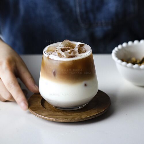 果汁牛奶冰美式冷饮网红玻璃杯