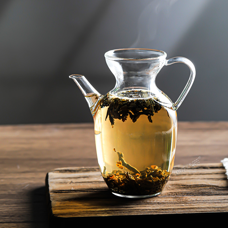仿宋玻璃茶壶手执壶家用