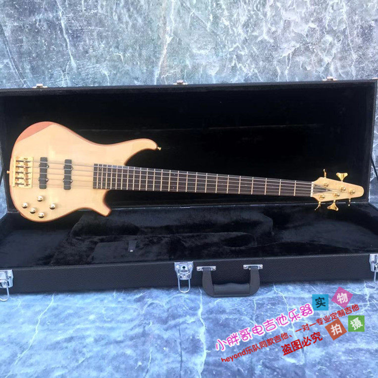 定制款 黄家强同款91live冷雨夜同款tune zi35贝斯实木贝司bass