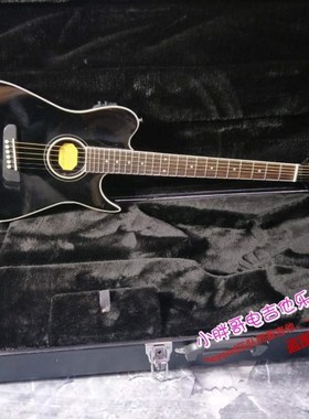 beyond乐队黄家驹同款早期演唱会 Santa Rosa 黑色电箱薄体木吉他