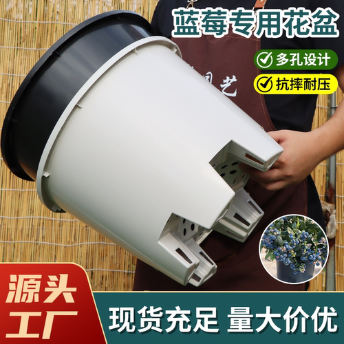 月季蓝莓盆特大号超大加仑盆苗圃专用加厚大花盆种树控根青山盆栽