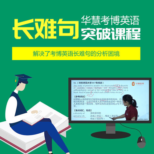 华慧2026年考博英语长难句突破课程长难句分析网络课程辅导班