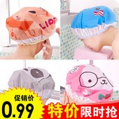 萌系可爱卡通洗澡浴帽 洗头发成人女士沐浴帽 防油烟加厚防水浴帽