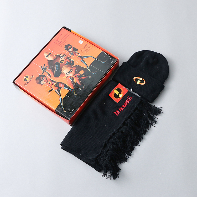 童装亲子围巾帽子女童保暖套装