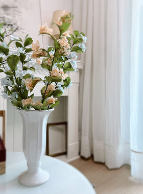 原创ins高级感真花永生花保鲜花干花花束家居桌面摆件装饰