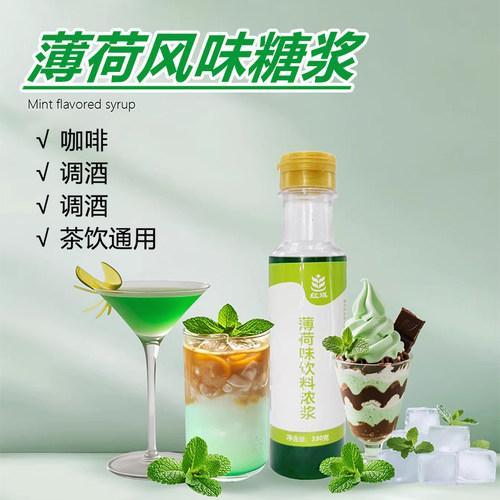 红琪糖浆家用小瓶装气泡水商用