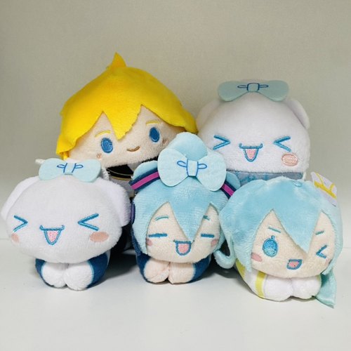 日单 正品maxlimited 初音未来玉桂狗 圆滚滚趴趴夹子毛绒周边