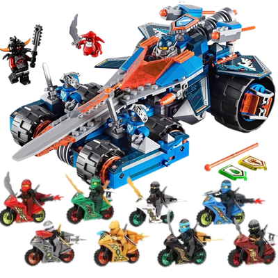 新款未来骑士团克雷的圣剑合体战车积木玩具男孩益智拼装积木礼物