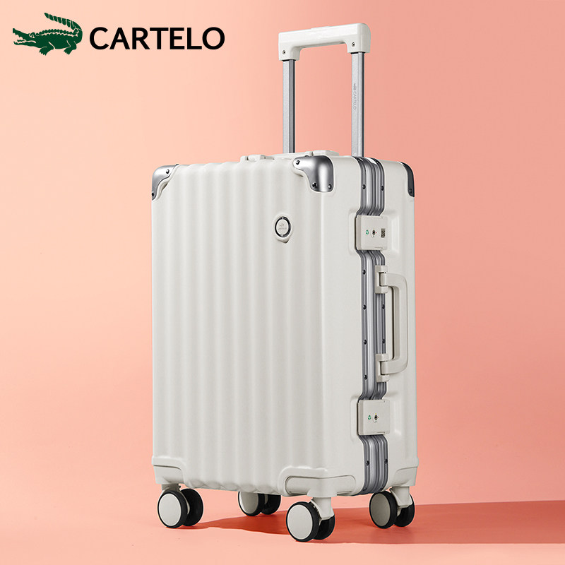 行李箱女铝框旅行箱耐用品牌拉杆行旅箱短期密码箱男箱子2023新款