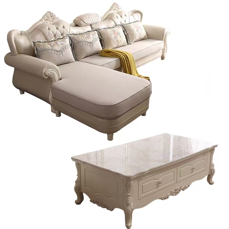 欧式沙发简欧布艺沙发现代贵妃沙发三人位