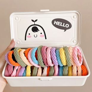 头绳2025新款高端发圈女扎头发橡皮筋高弹力耐用发绳女生头饰皮套