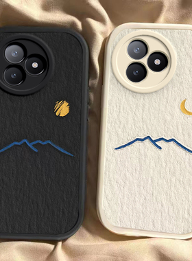 太阳月亮适用于红米K80至尊版手机壳新款25060RK16C全包防摔保护套Redmi文艺k80Ultra男女小众ins风专用外壳