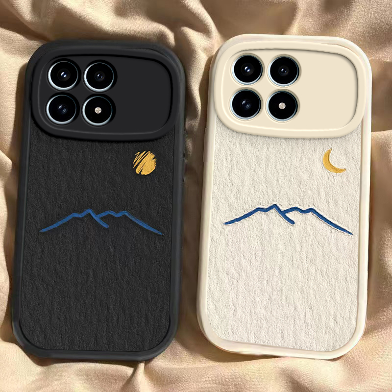 太阳月亮适用于红米K90手机壳新款2510DRK44C全包防摔保护套K90ProMax文艺男女款小众高级简约ins风专用外壳