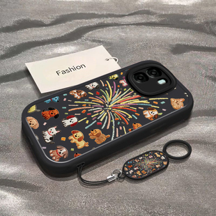 烟花小动物适用于OPPOA6V手机壳A6i+男女新款PLT130全包防摔A6sPro可爱A6c网红A6GT保护手机套A6Max的外壳A6