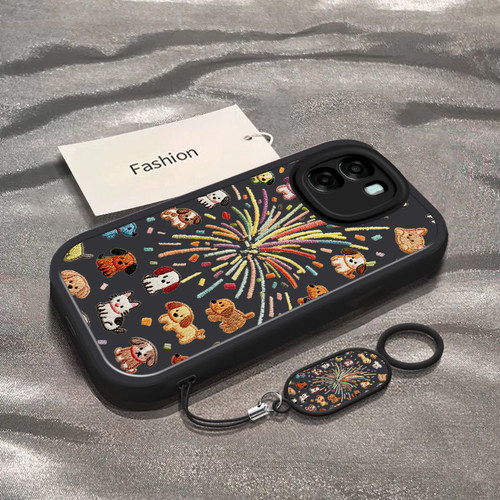 烟花小动物适用于OPPOA6V手机壳A6i+男女新款PLT130全包防摔A6sPro可爱A6c网红A6GT保护手机套A6Max的外壳A6