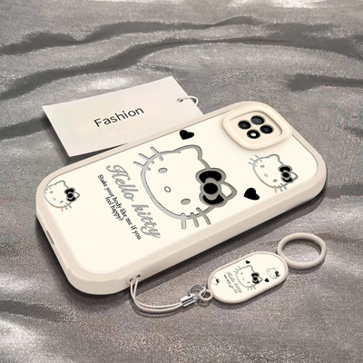 暗黑凯蒂猫适用于OPPOA72手机壳新款PDYM20全包防摔保护套A73搞怪可爱男女款oppoA79卡通小众ins风专用外壳