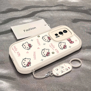 适用于红米K60手机壳K60Pro新款全包防摔保护套K60至尊版男女款RedmiK60E简约可爱彩色凯蒂猫头小米专用外壳