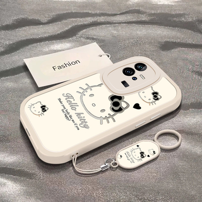 暗黑凯蒂猫适用于iQOO11手机壳11Pro新款iQOO11s全包防摔V2304A保护套可爱男女款iqoo搞怪小众ins风专用外壳