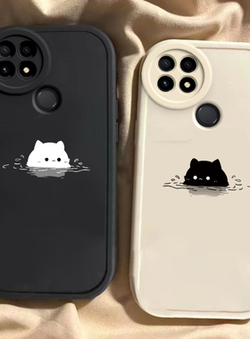 适用于华为智选NZONES7手机壳NZONES7Pro+新款全包防摔SP100保护套S7Pro男女款可爱泡汤猫咪ins风专用外壳