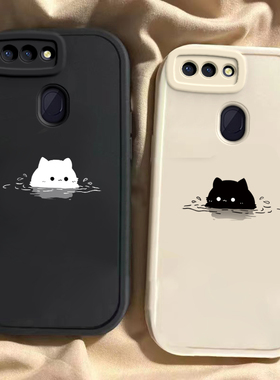 适用于OPPOR15手机壳OPPOR15x新款全包防摔PACM00保护套oppor15x男女款梦境版简约可爱泡汤猫咪ins风专用外壳