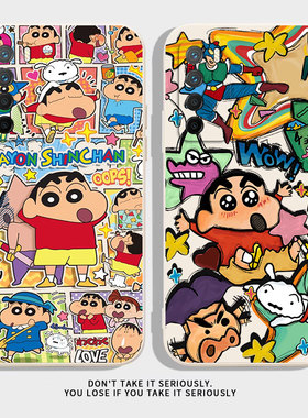 漫画小新适用于荣耀Play4手机壳Play4TPro新款TNNH-AN00全包防摔play4pro保护套4T可爱搞怪男女卡通专用外壳