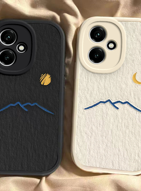 太阳月亮适用于华为荣耀400手机壳新款DNN-AN00全包防摔保护套荣耀400Pro文艺男女款高级感小众ins风专用外壳