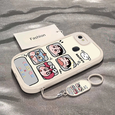 四宫格小新适用于OPPOA79手机壳OPPOA73新款PDYM20全包防摔保护套oppoA72可爱男女款卡通搞怪ins风专用外壳