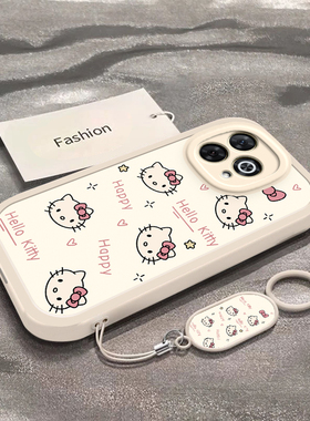 彩色凯蒂猫头适用于华为Hi畅享80Pro手机壳新款SHR-AN00全包防摔保护套hi畅享80pro可爱男女款ins风专用外壳